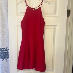 Red Sleeveless Dress